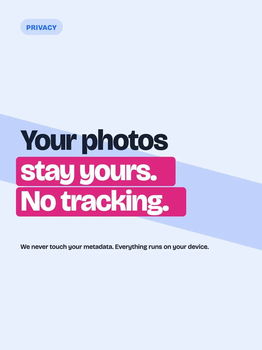 Max Photo Frames on iPad: Your photos stay yours